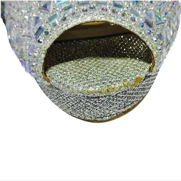 Glamorous Thalia Sodi Women's Chace Platform Peep Toe Pumps Size 8 - Picture 6 of 8